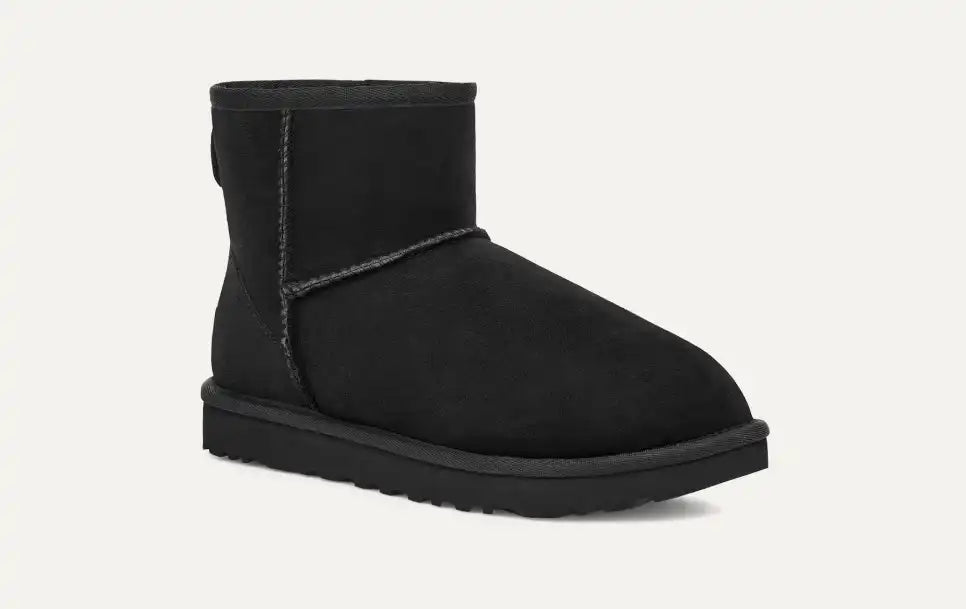 Cizme tip UGG scurte – Negru clasic
