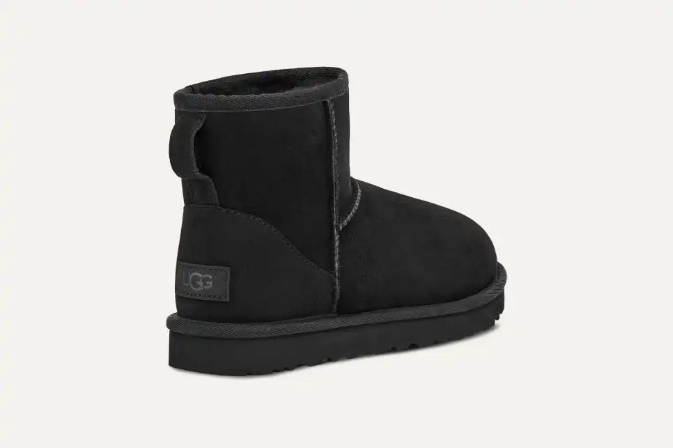 Cizme tip UGG scurte – Negru clasic