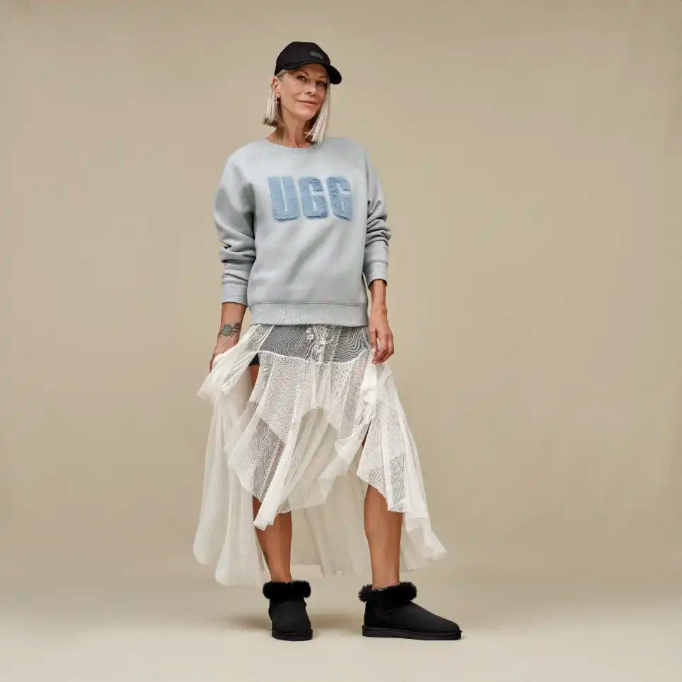 Cizme tip UGG scurte – Negru clasic