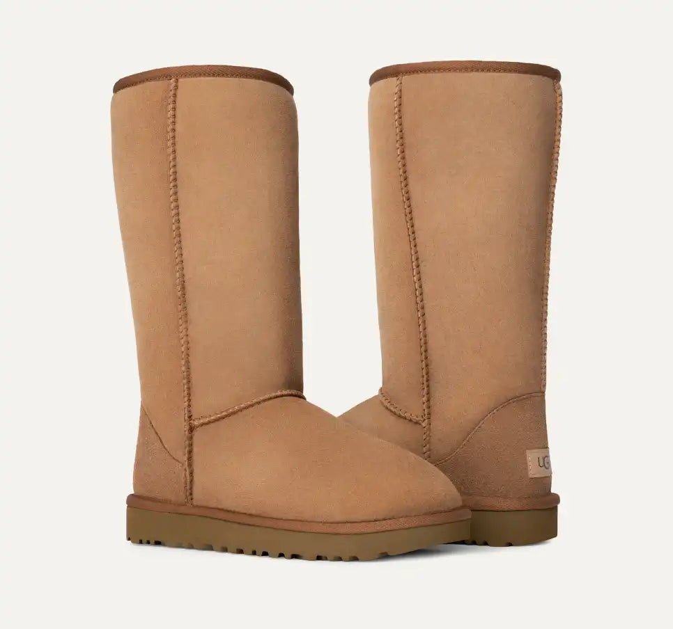 Cizme tip UGG lungi – Maro camel
