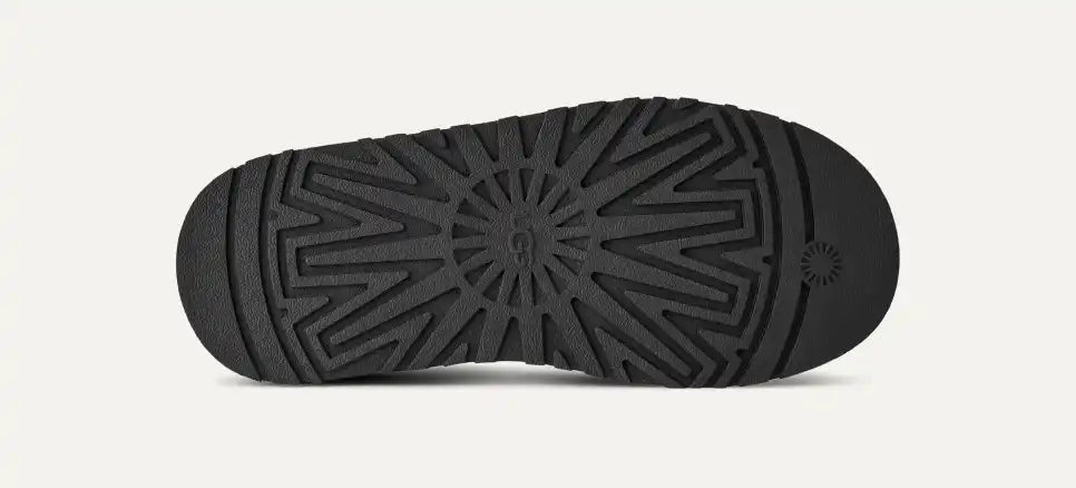 Papuci tip UGG cu platformă – Negru