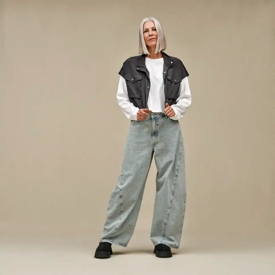 Papuci tip UGG cu platformă – Negru