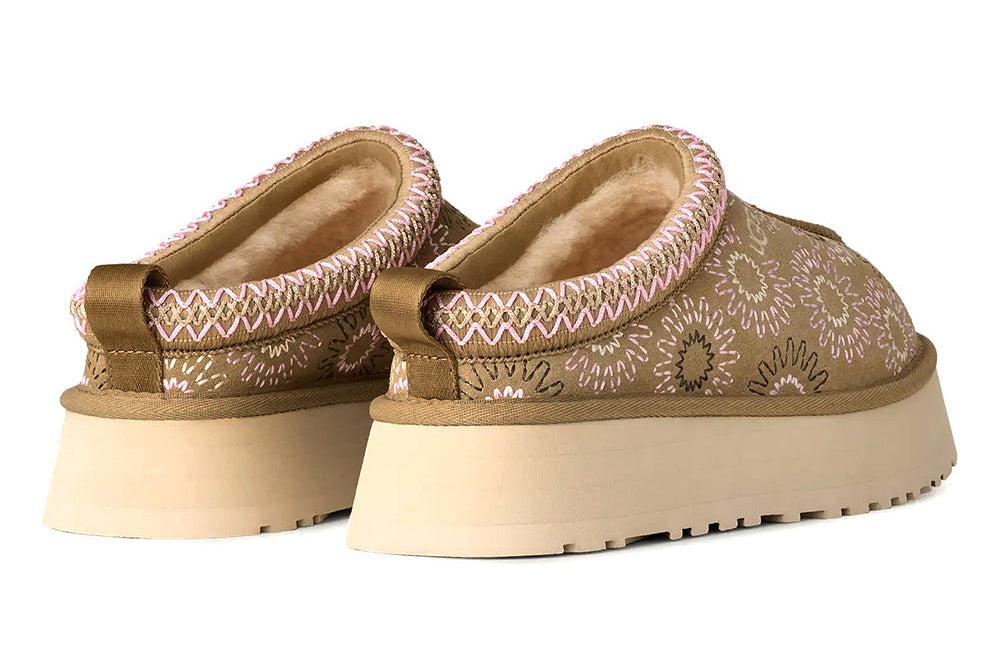 Papuci tip UGG cu platformă - Sun Stitch