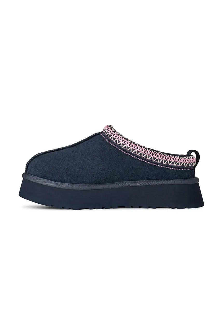 Papuci tip UGG cu platformă – Blue Naval