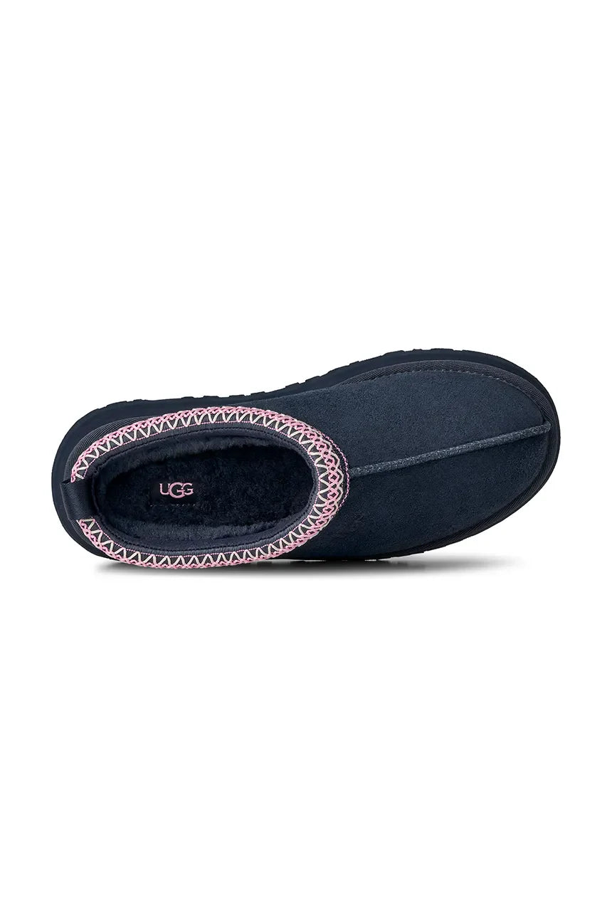 Papuci tip UGG cu platformă – Blue Naval
